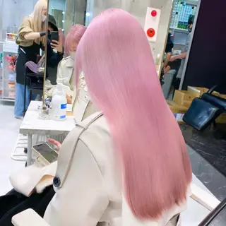 ロング カラー 🥀YUIHA🥀 テザインカラー♥のヘアスタイル