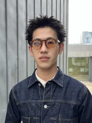 ショート カラー メンズ 渋谷 メンズカット 佐伯 将のヘアスタイル