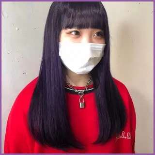 ロング カラー パーマ ヘアアレンジ 八巻 晴香のヘアスタイル
