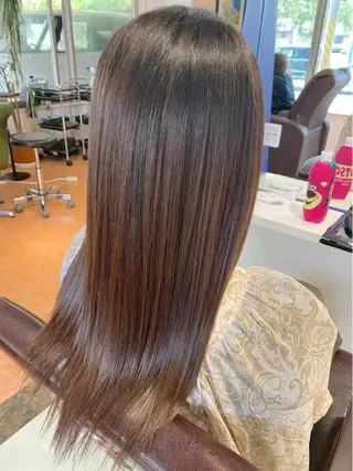 ロング カラー 石井 佑樹のヘアスタイル