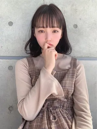 ミディアム 🫧レイヤーカット ・ハッシュ🫧龍星のヘアスタイル