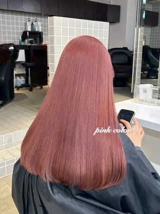 ロング カラー 韓国系ハイトーン🎀 Nanami🫧のヘアスタイル