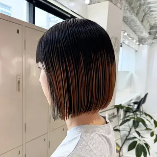 ミディアム 艶髪ハイトーン× ボブ🥣アイネのヘアスタイル