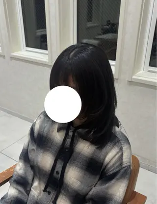 ミディアム ⭐️うる艶カラー 募集　まゆ⭐️のヘアスタイル