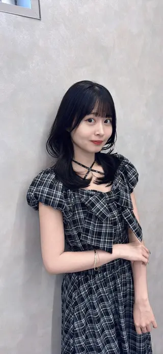 ミディアム 山田 来留未のヘアスタイル