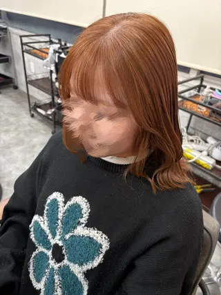 ミディアム シモイケ ルアのヘアスタイル