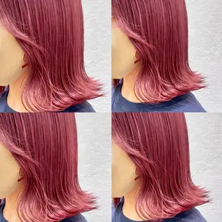 カラー ミディアム 💜透明感カラー/ 縮毛矯正/Reinaのヘアスタイル