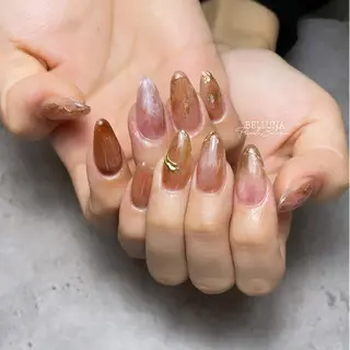 ロング ネイル BELLUNA Mizuki❤︎のネイルデザイン