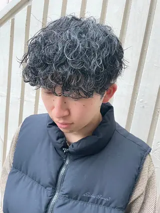 パーマ メンズ メンズサロンLOSS /rintaroのヘアスタイル