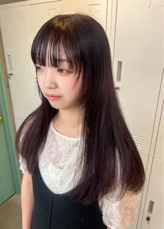 ロング 竹市 彩乃のヘアスタイル