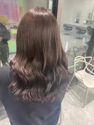 セミロング カラー ヘアアレンジ ブリーチなしの達人 🌈KAITOのヘアスタイル