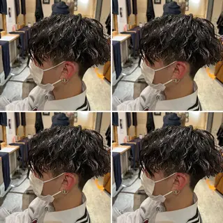 パーマ メンズ メンズパーマ特化 望月謙二郎のヘアスタイル