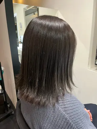 ミディアム カラー 中居 蒼士のヘアスタイル