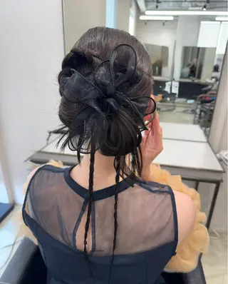 ヘアアレンジ 透明感カラー✨艶髪 制作🌱山根あゆみのヘアスタイル
