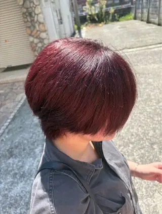 ショート 暗髪／透明感カラー ／⭐️hyuga⭐️のヘアスタイル