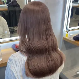 ロング カラー 淡色/ワンホンヘア 🤍MINORIのヘアスタイル