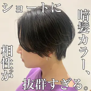 ショート カラー 髪質改善 RYOのヘアスタイル