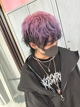 ミディアム カラー ブリーチ特化🌈 MANATOのヘアスタイル