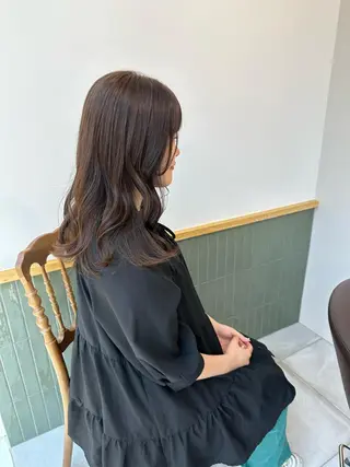 セミロング カラー キッズ オトナヘア🌸 harukaのヘアスタイル
