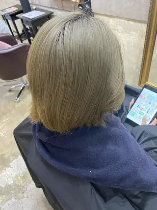 ミディアム カラー 勝河 怜楊のヘアスタイル
