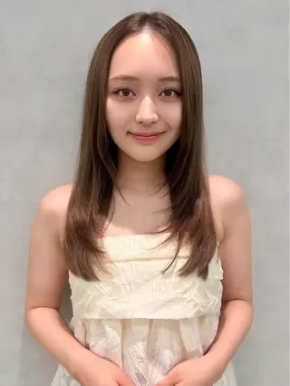 ロング カラー パーマ ヘアアレンジ ✨レイヤー/ 透明感カラー✨冨永剛のヘアスタイル