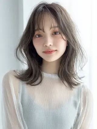 ミディアム 絶対綺麗な暖色カラー 🎯あります✨増渕✨のヘアスタイル