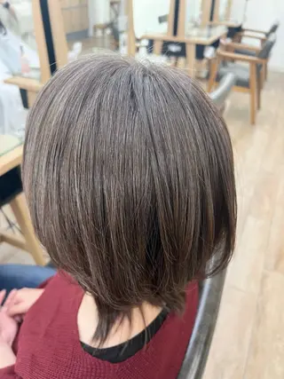 ミディアム カラー パーマ/ハイライト 💙鶴岡 愛💙のヘアスタイル