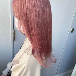 ロング カラー 抜け感レイヤー︴ ニュアンスカラーのヘアスタイル