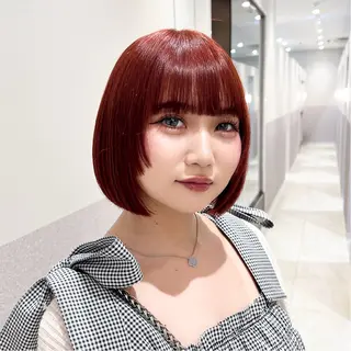 ミディアム カラー 🩵ブリーチカラー MIORI🩵のヘアスタイル