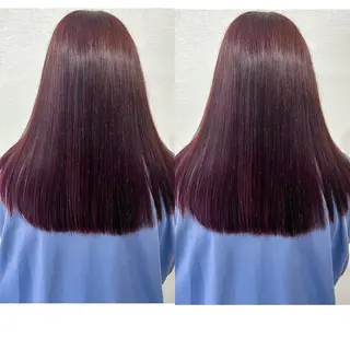 セミロング 切っぱなし💇‍♀️ イヤリング🎨龍之介のヘアスタイル