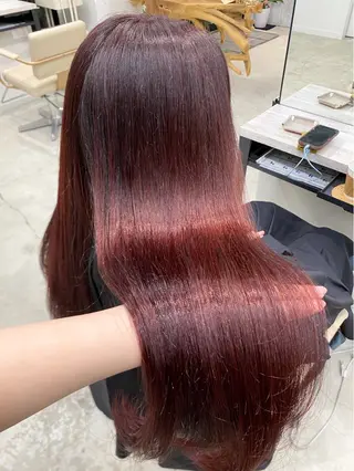 ロング カラー ブリーチなしカラー 🤍　Mihanaのヘアスタイル