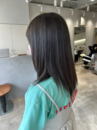 セミロング カラー 篠原 若奈のヘアスタイル