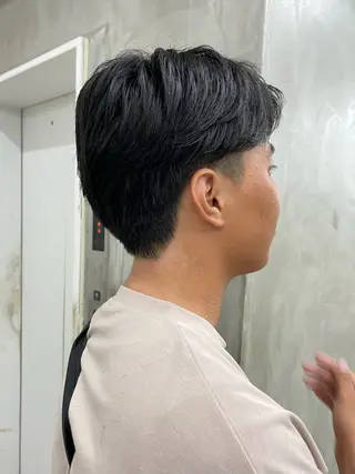 パーマ メンズ メンズカット パーマ[佐橋]のヘアスタイル