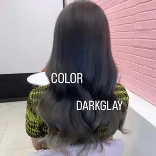 ロング カラー エクステ🩵ブリーチ 韓国ヘア🩵KAEのヘアスタイル