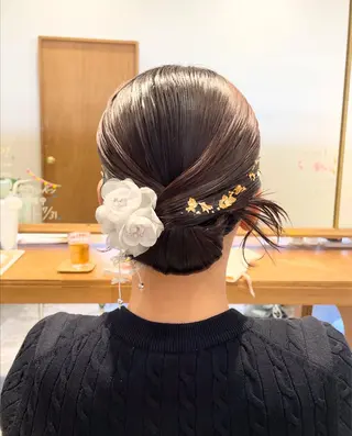 セミロング ヘアアレンジ fulam － KAEDEのヘアスタイル