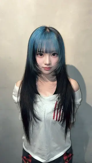 ロング 城川 ノアのヘアスタイル