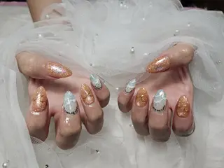 ネイル e_nail🍀自宅 サロン八潮eri☆　のネイルデザイン