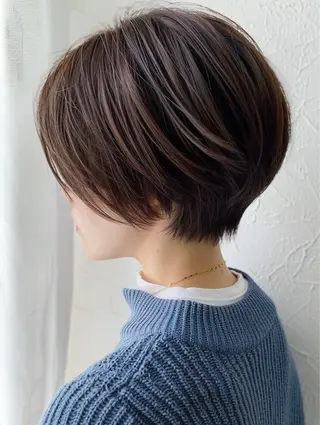 ショート 福井 優羽のヘアスタイル
