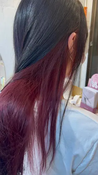 ロング 🎀しゅな/韓国 レイヤー/うる艶のヘアスタイル
