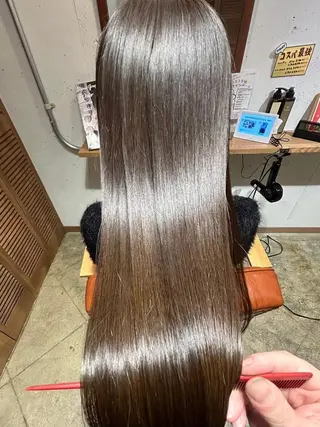 ロング 上地 にいなのヘアスタイル