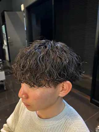 パーマ メンズ 【メンズ限定】原 唯登のヘアスタイル