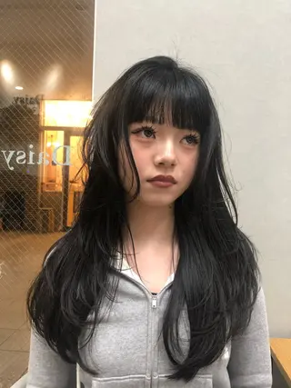 ロング Daisy🎀透け感 カラー🎀JUNAのヘアスタイル