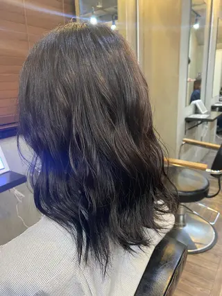 セミロング 宍倉 輝信のヘアスタイル