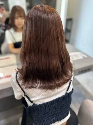 セミロング 艶髪🇰🇷髪質改善 🎀ikuno🎀のヘアスタイル