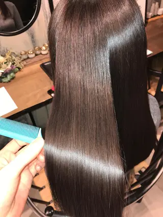 セミロング カラー 藤井 さと実のヘアスタイル