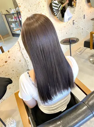 ロング カラー tim hinaのヘアスタイル