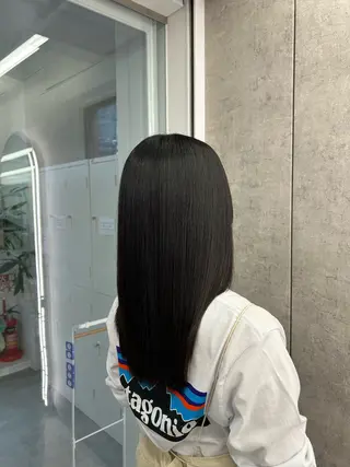 セミロング 髪質改善/縮毛矯正 山口蒼太のヘアスタイル