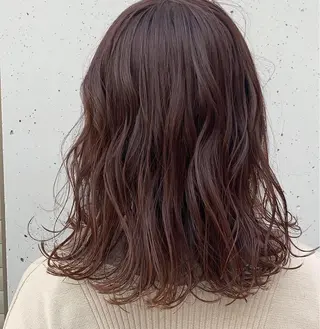 ミディアム カラー 似合わせスタイル/ 小川千波のヘアスタイル