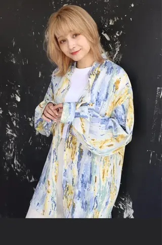 セミロング 河島 裕樹のヘアスタイル