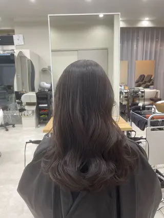 セミロング カラー 透明感カラー⭐️ Takumaのヘアスタイル